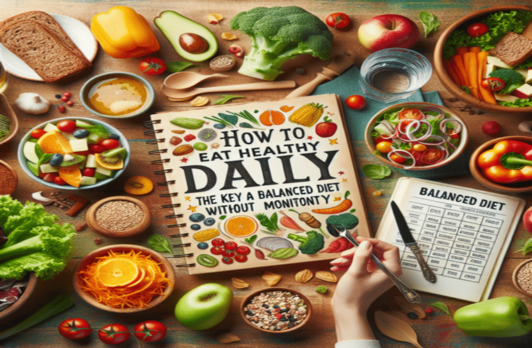 Jak jeść zdrowo na co dzień – klucz do zrównoważonej diety bez monotonii