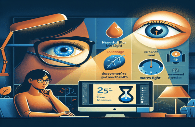 Jak unikać nadmiernej ekspozycji na szkodliwe światło niebieskie i chronić zdrowie oczu